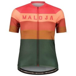 Koszulka rowerowa damska Maloja MadrisaM. Zielone koszulki damskie Maloja, m, bez wzorów, bez kołnierzyka, bez ramiączek. Za 289.99 zł.