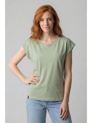 Alife and kickin Koszulka "Sigrid" w kolorze miętowym rozmiar: S. Zielone bluzki damskie Alife and Kickin, s, bez wzorów, z bawełny, bez kołnierzyka, bez ramiączek. Za 43.99 zł.