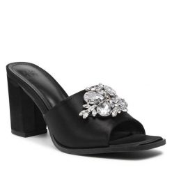 Klapki Jenny Fairy. Czarne klapki damskie Jenny Fairy, bez wzorów, bez obcasa, bez zapięcia. Za 149.99 zł.