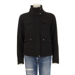 Second life - Kurtka polarowa z dzianiny dla kobiet - Jak nowy. Czarne kurtki damskie Patagonia, bez wzorów, z dzianiny, bez kaptura. Za 296.06 zł.