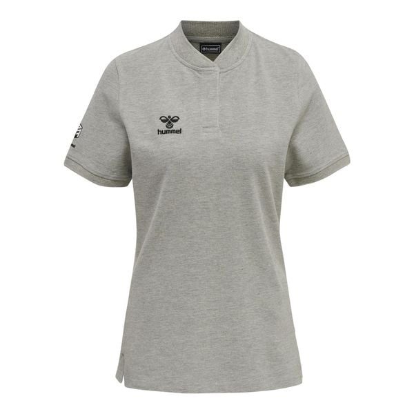 Damska koszulka polo Hummel Move Grid. Szare koszulki damskie Hummel, xl, bez wzorów, bez kołnierzyka, bez ramiączek. Za 168.50 zł.