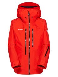 Mammut Kurtka narciarska "Mtn Pro 2.0 3L" w kolorze czerwonym rozmiar: S. Czerwone kurtki sportowe damskie Mammut, l, bez wzorów, bez kaptura. Za 3,189.95 zł.