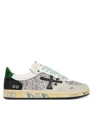 Premiata Sneakersy Clayd Var 8165 Srebrny. Szare obuwie sportowe damskie Premiata, ze skóry, bez zapięcia. Za 1,159.00 zł.