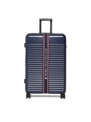 Beverly Hills Polo Club Walizka duża CEO-BHPC-L-006-08-NAVY Granatowy. Niebieskie walizki Beverly Hills Polo Club, bez wzorów, z tworzywa sztucznego, duże. Za 399.99 zł.