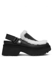 Ugg Klapki W Esmee Leather Clog 1171507 Czarny. Czarne klapki damskie Ugg, bez wzorów, ze skóry, bez obcasa, bez zapięcia. Za 809.99 zł.
