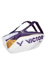 Torba 2-komorowa na rakiety BR9213TTY AJ VICTOR. Białe torby sportowe Victor, bez wzorów, z materiału. Za 409.99 zł.