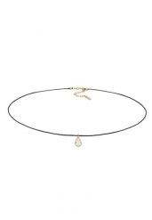 Elli Damski wisiorek choker z kryształem ze srebra próby 925 Sterling Silver Naszyjniki 1 ct. Szare naszyjniki damskie Elli, z cyrkonią, srebrne. Za 228.99 zł.