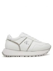 Calvin Klein Jeans Sneakersy V3A9-82033-1355X M Biały. Białe buty sportowe dziewczęce Calvin Klein Jeans, bez wzorów, z jeansu, bez zapięcia. Za 229.99 zł.