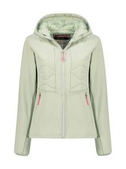 Canadian Peak Kurtka polarowa "Tigneseak" w kolorze jasnozielonym rozmiar: XL. Zielone kurtki damskie Canadian Peak, xl, bez wzorów, z materiału, bez kaptura. Za 157.35 zł.