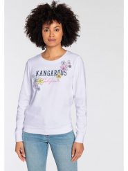 Kangaroos Bluza w kolorze białym rozmiar: 52/54. Białe bluzy damskie KangaROOS, bez wzorów, z bawełny, bez kaptura. Za 52.92 zł.