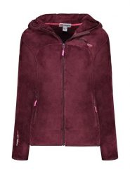 ANAPURNA Kurtka polarowa "Uternel" w kolorze ciemnoczerwonym rozmiar: S. Czerwone kurtki damskie ANAPURNA, s, bez wzorów, z polaru, bez kaptura. Za 95.92 zł.