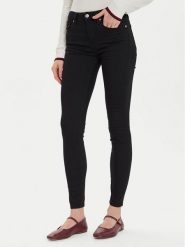 Tommy Hilfiger Jeansy Como WW0WW45008 Czarny Skinny Fit. Czarne rurki damskie Tommy Hilfiger, bez wzorów, z bawełny. Za 249.99 zł.