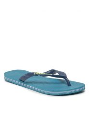 Havaianas Japonki 41108501671-W Niebieski. Niebieskie klapki damskie Havaianas, bez wzorów, z gumy, bez obcasa, bez zapięcia. Za 59.99 zł.