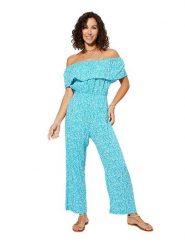 Ipanima Kombinezon w kolorze niebieskim rozmiar: 34-40. Niebieskie kombinezony damskie Ipanima, bez wzorów, bez kołnierzyka, bez ramiączek. Za 100.99 zł.