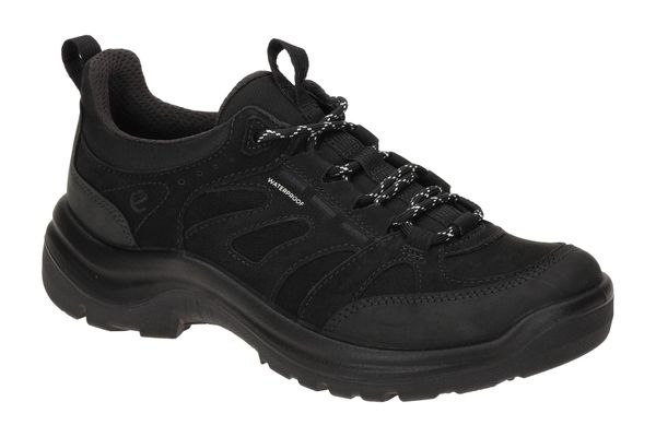 Damskie buty trekkingowe Ecco. Czarne obuwie trekkingowe damskie ECCO, z gumy, bez zapięcia. Za 722.95 zł.