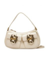 Just Cavalli Torebka 79RA4BX1 ZS969 Écru. Torebki klasyczne damskie Just Cavalli, ze skóry, bez dodatków. Za 579.99 zł.