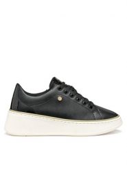 Geox Sneakersy D Sunnetty D55YHA 05402 C9999 Czarny. Czarne obuwie sportowe damskie Geox, ze skóry, bez zapięcia. Za 339.99 zł.