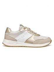 Geox Sneakersy w kolorze złoto-beżowym rozmiar: 36. Brązowe obuwie sportowe damskie Geox, bez zapięcia. Za 197.63 zł.