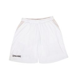 Szorty damskie Spalding Active. Białe spodenki sportowe damskie SPALDING, bez wzorów, do koszykówki. Za 148.50 zł.