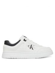 Calvin Klein Jeans Sneakersy Low Cut Lace-Up Sneaker V3X9-82090-1355 S Biały. Białe buty sportowe chłopięce Calvin Klein Jeans, z jeansu, bez zapięcia. Za 229.99 zł.