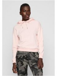 Urban Classics Bluza w kolorze jasnoróżowym rozmiar: XL. Różowe bluzy damskie Urban Classics, xl, bez wzorów, z kapturem. Za 96.83 zł.