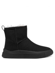 Geox Kozaki J Laquinny Girl J56M3C 000AU C9999 M Czarny. Czarne kozaki dziewczęce Geox, bez wzorów, ze skóry, bez obcasa, bez zapięcia. Za 299.99 zł.