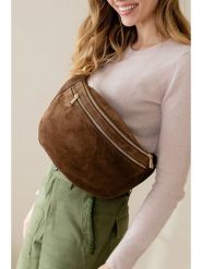 Anna Morellini Skórzana saszetka "Lolanda" w kolorze jasnobrązowym - 36 x 22 x 12 cm rozmiar: onesize. Brązowe nerki i saszetki damskie Anna Morellini, bez wzorów, z materiału. Za 260.99 zł.