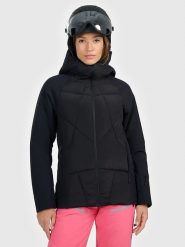 4F Kurtka narciarska w kolorze czarnym rozmiar: S. Czarne kurtki sportowe damskie 4F, m, bez wzorów, bez kaptura. Za 632.42 zł.