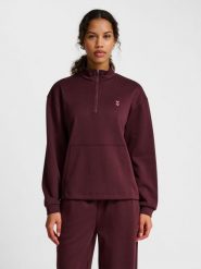 Damska bluza rozpinana do połowy Hummel Soft. Brązowe bluzy damskie Hummel, na jesień, xs, bez wzorów, z elastanu, bez kaptura. Za 164.00 zł.
