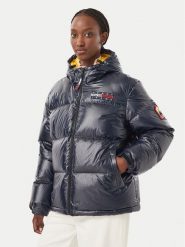 Tommy Jeans Kurtka puchowa Alaska DW0DW23802 Granatowy Oversize. Niebieskie kurtki damskie Tommy Jeans, m, bez wzorów, z jeansu, bez kaptura. Za 1,299.00 zł.