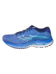 Mizuno Buty "Wave Rider 27"w kolorze niebieskim do biegania rozmiar: 38,5. Niebieskie obuwie sportowe damskie Mizuno, z materiału, do biegania. Za 303.06 zł.