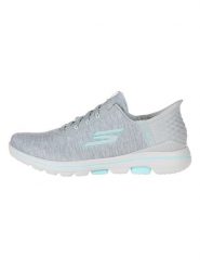 Skechers Sneakersy "Go Golf Walk 5" w kolorze błękitnym rozmiar: 38. Niebieskie obuwie sportowe damskie Skechers, z materiału, bez zapięcia, na golfa. Za 241.56 zł.