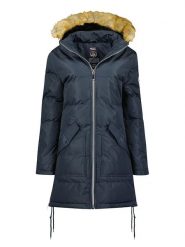 Canadian Peak Parka "Canelleak" w kolorze granatowym rozmiar: M. Niebieskie parki damskie Canadian Peak, m, bez kaptura. Za 219.60 zł.