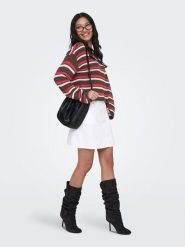 ONLY Sweter w kolorze brązowym rozmiar: L. Brązowe swetry klasyczne damskie Only, l, bez kołnierzyka. Za 75.16 zł.
