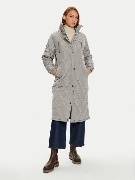 Kaffe Kurtka przejściowa Lindsay 10507667 Szary Regular Fit. Szare kurtki damskie Kaffe, bez wzorów, z syntetyku, bez kaptura. Za 309.99 zł.