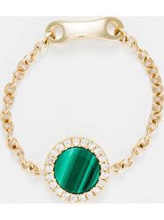 DIAMANTA Złoty pierścionek "Nicée" z diamentami rozmiar: 52. Zielone pierścionki damskie DIAMANTA, z diamentem, złote. Za 674.99 zł.