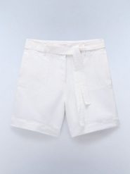 NAPAPIJRY Szorty "Nice" w kolorze białym rozmiar: S. Białe szorty damskie NAPAPIJRY, bez wzorów, z tkaniny. Za 229.46 zł.