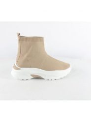 Sixth Sens Sneakersy w kolorze beżowo-białym rozmiar: 40. Brązowe obuwie sportowe damskie Sixth Sens, za kostkę, bez zapięcia. Za 86.99 zł.