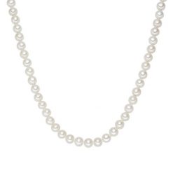 Valero Pearls Naszyjnik z pereł srebro wysokiej próby Perła hodowlana słodkowodna srebrny Naszyjniki 1 ct Damski. Szare naszyjniki damskie Valero Pearls, z perłą, srebrne. Za 389.99 zł.