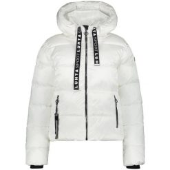 Płaszcz zimowy Luhta Jalonoja. Białe płaszcze damskie Luhta, na zimę, l, bez wzorów, z materiału, bez kaptura. W wyprzedaży za 799.20 zł.