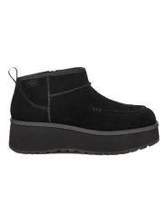 UGG Skórzane botki "Cityfunc Ultra Mini" w kolorze czarnym rozmiar: 38. Czarne botki damskie Ugg, z materiału, bez obcasa, na platformie, bez zapięcia. Za 782.45 zł.