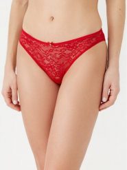 Guess Figi klasyczne O5RE09 KBGT0 Czerwony Regular Fit. Czerwone figi Guess, z aplikacjami, z syntetyku. Za 89.99 zł.