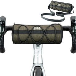 Sakwa rowerowa na kierownicę Rockbros W009. Zielone torebki klasyczne damskie ROCKBROS, bez dodatków. Za 89.00 zł.