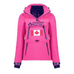 Kurtka trekkingowa damska Canadian Peak Toka. Czerwone kurtki damskie Salomon, xl, bez wzorów, z elastanu, bez kaptura. Za 396.00 zł.