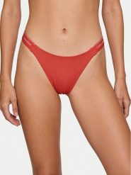 Calvin Klein Swimwear Dół od bikini LV00Q61206 Różowy. Czerwone bikini Calvin Klein Swimwear, bez wzorów, z syntetyku. Za 209.99 zł.