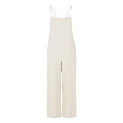 Damski jumpsuit Protest Devin. Białe kombinezony damskie Protest, na lato, l, bez wzorów, z bawełny, bez kołnierzyka, bez ramiączek. Za 283.00 zł.