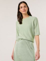 Gerry Weber Sweter w kolorze zielonym rozmiar: 44. Zielone swetry klasyczne damskie Gerry Weber, ze splotem, bez kołnierzyka. Za 126.75 zł.