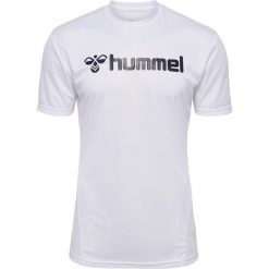 Koszulka Hummel Logo. Białe bluzki damskie Hummel, s, bez wzorów, sportowe, bez kołnierzyka, bez ramiączek. Za 124.50 zł.