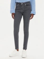 Pepe Jeans Jeansy PL204728 Szary Skinny Fit. Szare jeansy damskie Pepe Jeans, bez wzorów, z bawełny. Za 329.99 zł.
