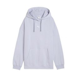 Bluza damska z kapturem Puma Oversized. Niebieskie bluzy damskie Puma, bez wzorów, z kapturem. W wyprzedaży za 187.55 zł.
